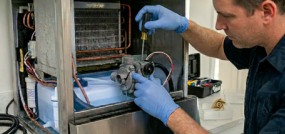 Commercial Ice Maker Water Pump Repair in Worcester