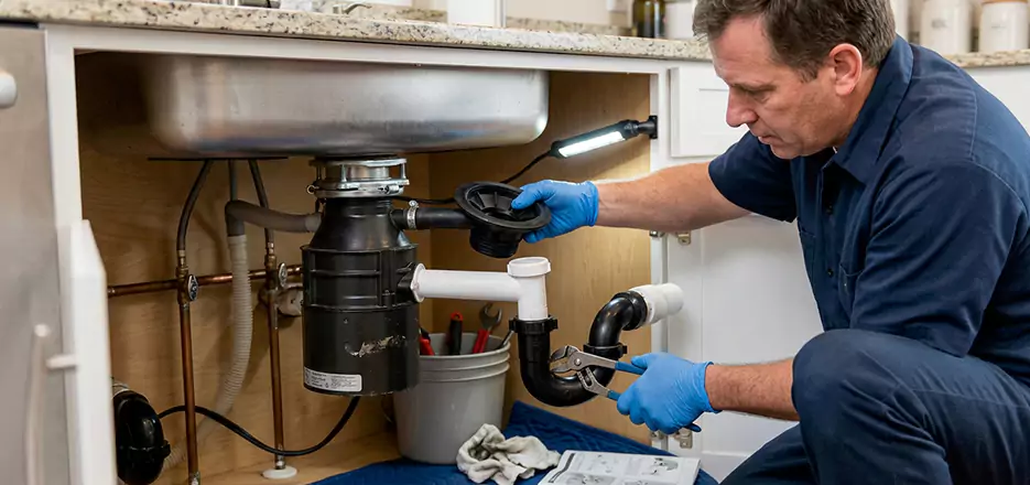 Garbage Disposal Splash Guard and Trap Installation in Worcester