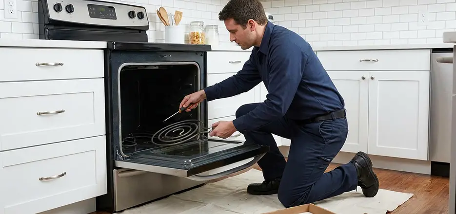 Oven Lower Heating Element Replacement in Worcester